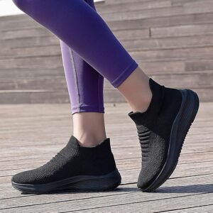 SHULOOK Womens Slip on Walking Shoes Comfort Lightweight Breathable Sock Shoe No...