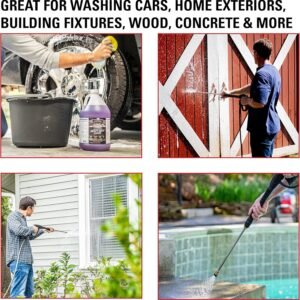 SIMPSON Cleaning 88282 Cleaner, Concentrated Soap Solution for Pressure Washers ...