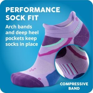 Balega Women's Ultraglide Cushioning Performance No Show Athletic Running Socks ...