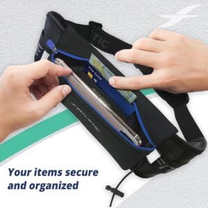 Fitletic Ultimate I Race Running Belt for Triathlons, Marathons – Water Resistan...