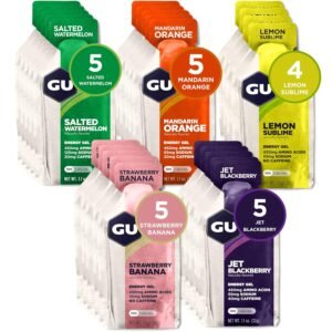 GU Energy Original Sports Nutrition Energy Gel, Vegan, Gluten-Free, Kosher & Ori...