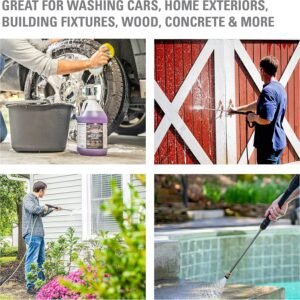 SIMPSON Cleaning 88282 Cleaner, Concentrated Soap Solution for Pressure Washers ...