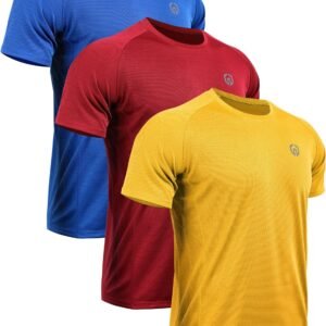 NELEUS Men's Dry Fit Mesh Athletic Shirts