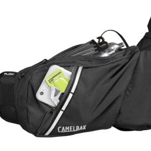 CamelBak Podium Flow 4 Hydration Belt 21oz, Silver/Lime