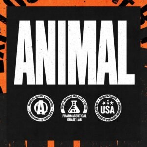 Animal Fury Pre Workout Powder - Energy and Focus Supplement with 5g BCAA, 350mg...