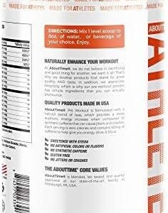 About Time Preworkout Energy + Focus (Natural Flavors, No Jitters, Gluten Free, ...