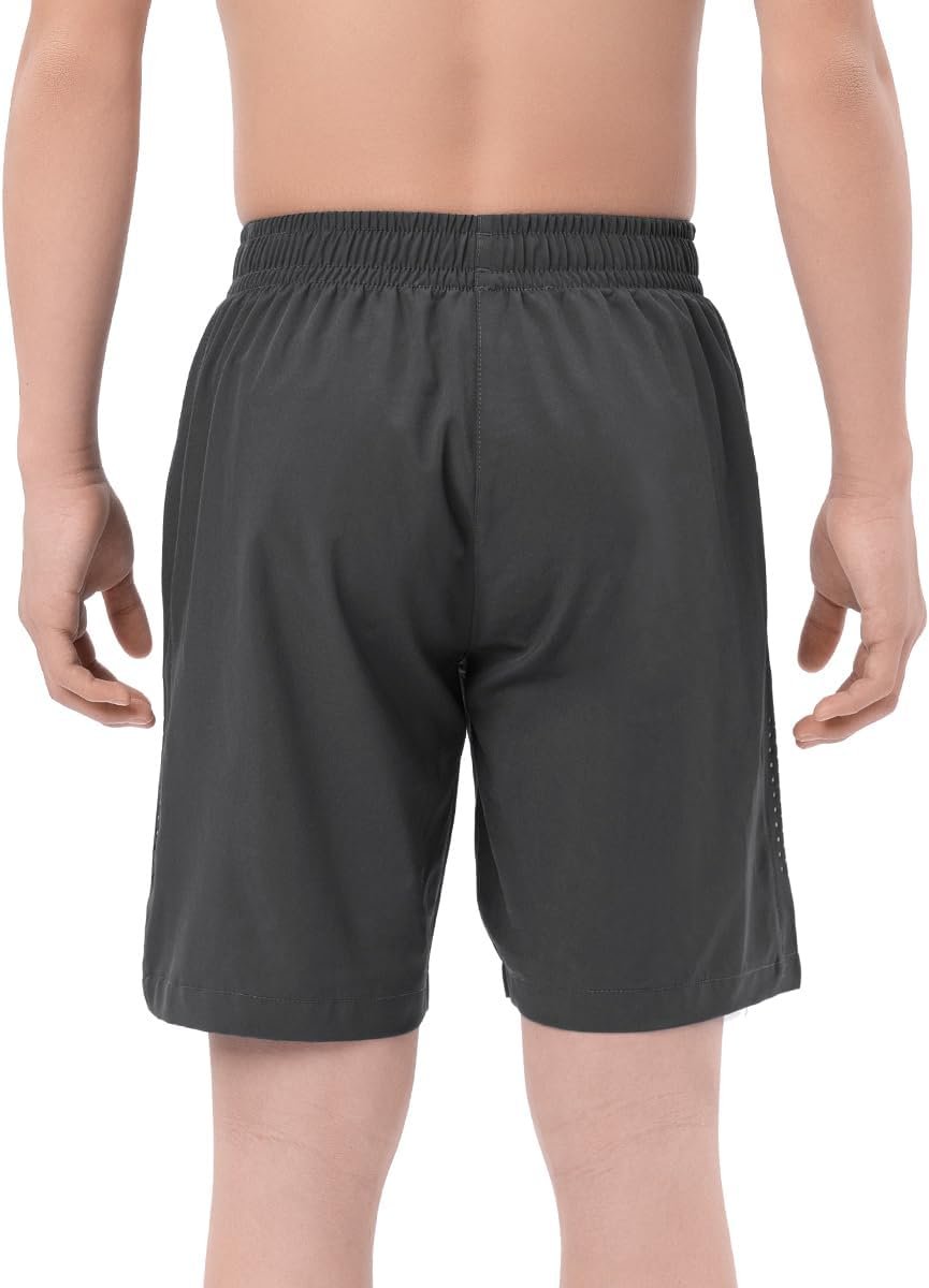 DEVOROPA Youth Boys Athletic Running Shorts Lightweight Quick Dry Sports Workout...