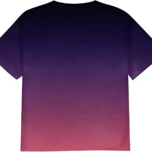 Ymosrh Men's T Shirt Plus Size Casual Round Neck Printed Short Sleeve T-Shirt Bl...