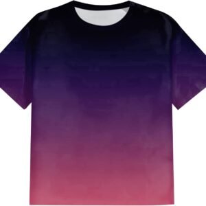 Ymosrh Men's T Shirt Plus Size Casual Round Neck Printed Short Sleeve T-Shirt Bl...