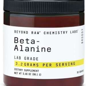 BEYOND RAW Chemistry Labs Beta-Alanine Powder | Increases Workout Performance an...