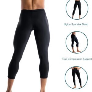 CompressionZ Men's Compression Pants Base Layer Running Tights Mens Leggings for...