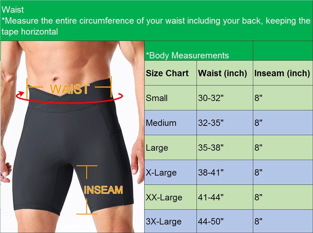 NELEUS Men's Compression Short with Pocket Dry Fit Yoga Running Shorts Pack of 3