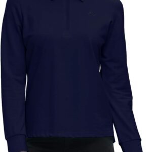 JINSHI Women's Golf Polo Shirt Long Sleeves Zip Up Sport Active Shirts Quick Dry...