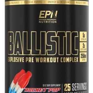 BALLISTIC Pre Workout | #1 New Pre Workout Powder w/ Nitric Oxide Booster, Elect...