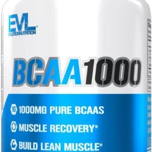 BCAAs Amino Acids Supplement for Men - EVL 2:1:1 5g BCAA Capsules for Post Worko...