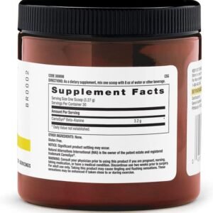 BEYOND RAW Chemistry Labs Beta-Alanine Powder | Increases Workout Performance an...