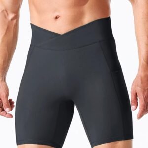 NELEUS Men's Compression Short with Pocket Dry Fit Yoga Running Shorts Pack of 3