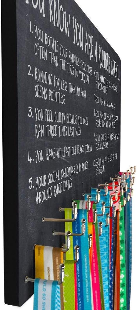 Gone For a Run Hooked on Medal Hanger | You Know You're a Runner When