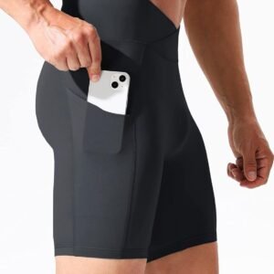 NELEUS Men's Compression Short with Pocket Dry Fit Yoga Running Shorts Pack of 3