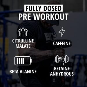 Batch 27 Pre Workout Powder - 8g Citrulline, 3.5g Beta Alanine, 2.5g Betaine, 32...
