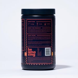 BEAM Be Amazing Vegan Stim Free Pre-Workout Powder | Energy Booster Powdered Dri...
