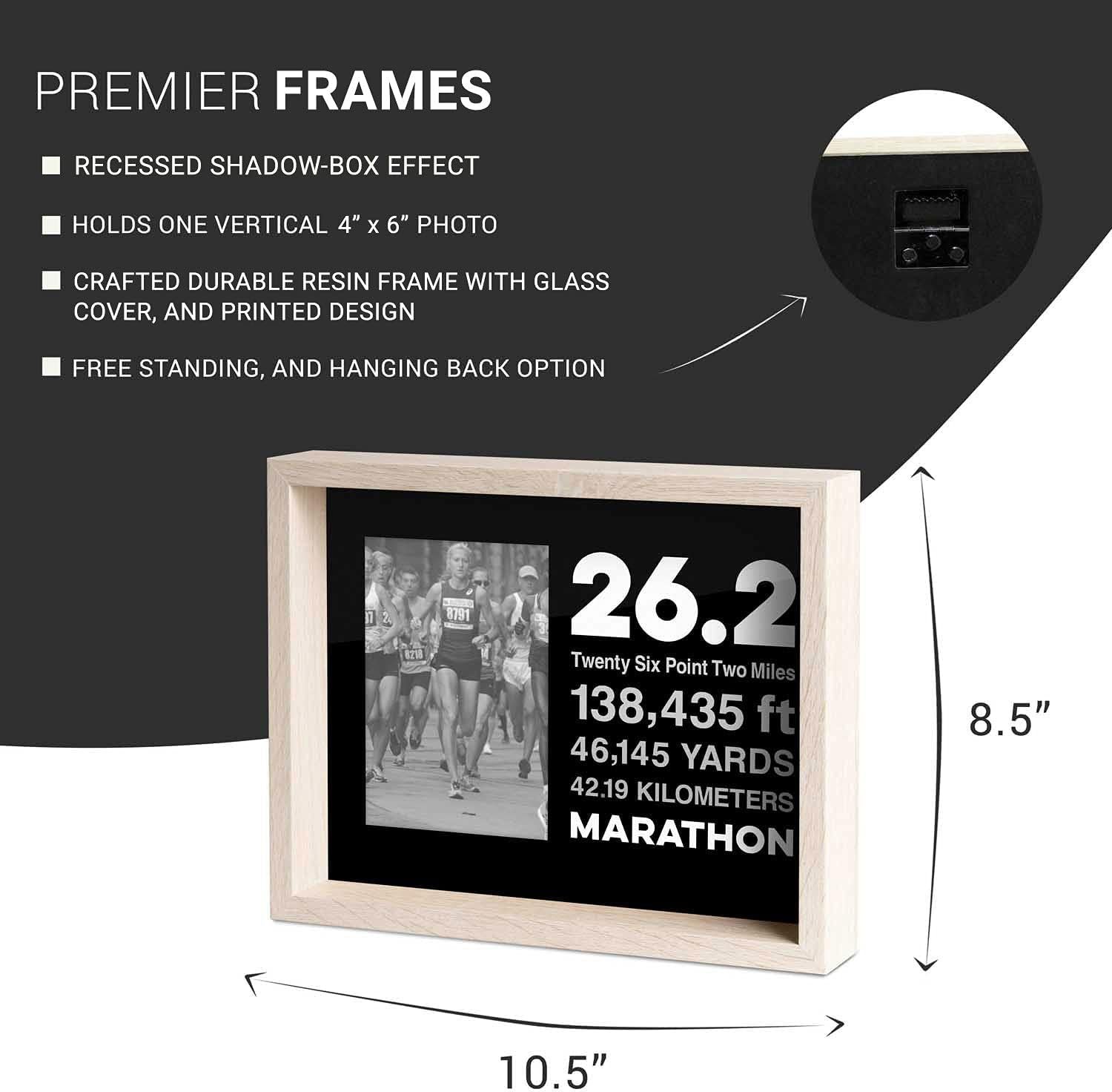 Gone For a Run Premier Running Photo Frame | 26.2 Math Miles
