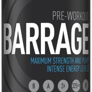 Barrage Pre Workout Powder - Preworkout for Women & Men, Creatine Powder, Beta A...