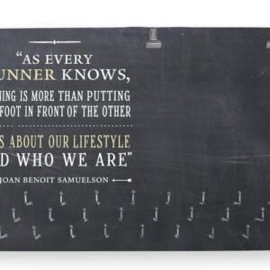 Gone For a Run Hooked On Medals and Bibs | Medal Hanger and Bib Display | As Eve...