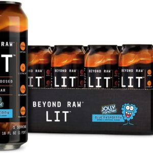 BEYOND RAW LIT On The Go | Ready to Drink Cans | Contains Caffeine, L-Citrulline...