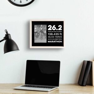 Gone For a Run Premier Running Photo Frame | 26.2 Math Miles