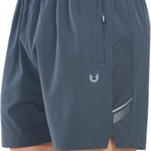 NORTHYARD Men's Athletic Running Shorts 5" Quick Dry Lightweight with Zip Pocket...