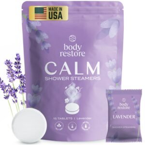 Body Restore Shower Steamers Aromatherapy 15 Pack - Christmas Gifts for Women, S...