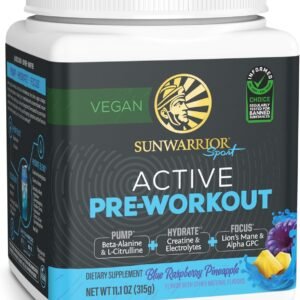 Pre Workout Powder Energy Drink | Vegan, Plant-Based, Pre-Workout Supplement | P...