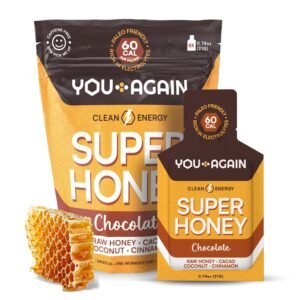 You Again Super Honey Chocolate Packets | Pre & Mid-Workout Clean Energy Gel | P...