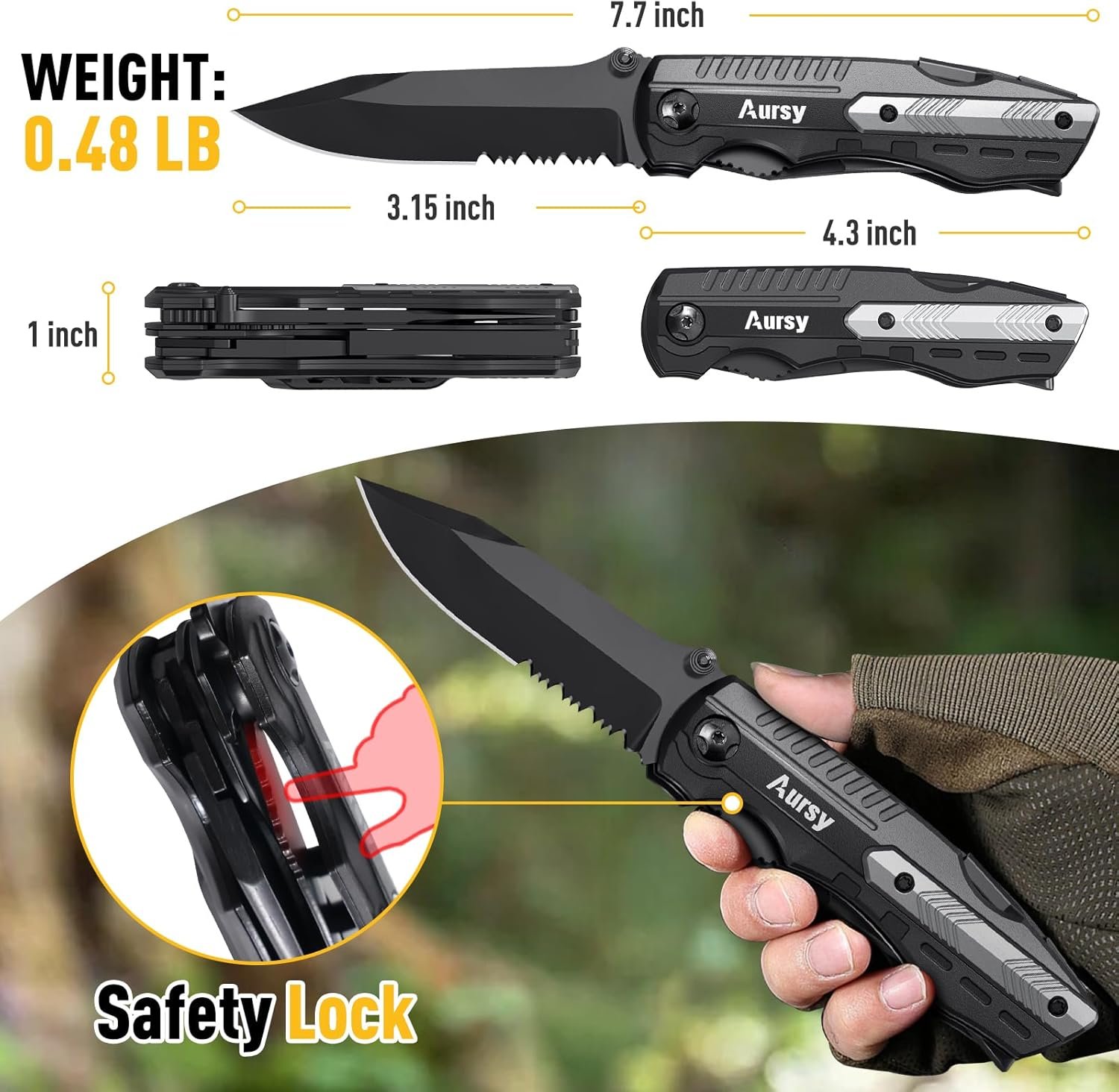 Gifts for Men, Multitool Pocket Knife, Stocking Stuffers for Men, Christmas for ...