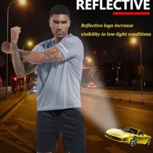 Boyzn 1 or 3 Pack Men's Workout Running Shirts, Dry Fit Moisture Wicking T-Shirt...