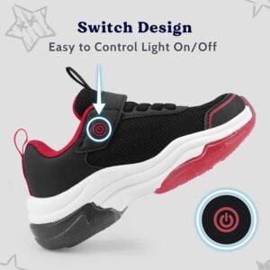 TwinkleTots Light Up Sneakers Toddler Size 10 to Little Kid Size 2 for Boys and ...