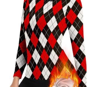 Soneven Women's Golf Shirt Moisture Wicking Long Sleeve Shirt Half Zip Pullover ...