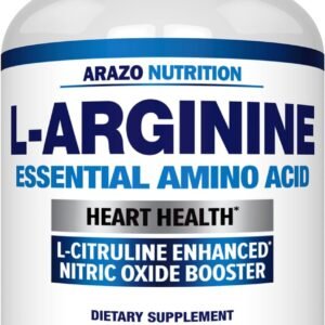 Arazo Nutrition Premium L Arginine - 1340mg Nitric Oxide Booster with L-Citrulli...