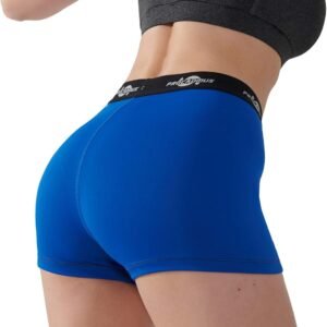 CADMUS Women's Spandex Volleyball Shorts 3" Workout Pro Shorts