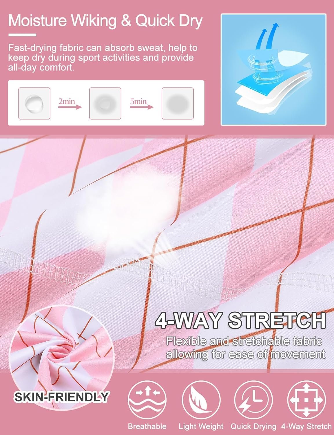 Tanst Sky Women's Golf Polo Shirts Zip Short Sleeve Collared Asymmetrical Hem To...