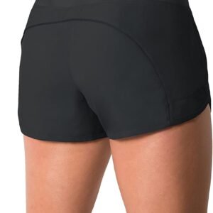 Tough Mode Womens 3" Lightweight Running WOD Volleyball Shorts Workout Mesh Line...