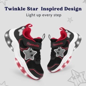 TwinkleTots Light Up Sneakers Toddler Size 10 to Little Kid Size 2 for Boys and ...