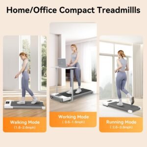 Walking Pad Treadmill, 3 in 1 Portable Under Desk Treadmill 300 lb Capacity, Tre...