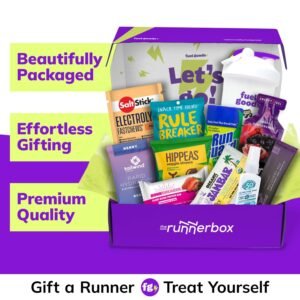 The Runner Box by Fuel Goods, Gift Box for Runners (11-12 Items), Running Access...