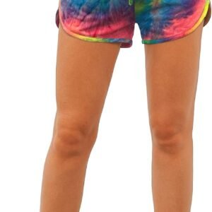 Aloodor Womens Athletic Shorts Running Dolphin Shorts with Pockets and Drawstrin...