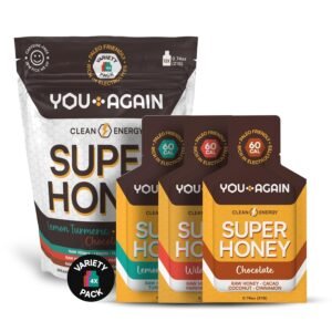 You Again Super Honey Packets - Variety | Pre & Mid-Workout Clean Energy Gel | P...