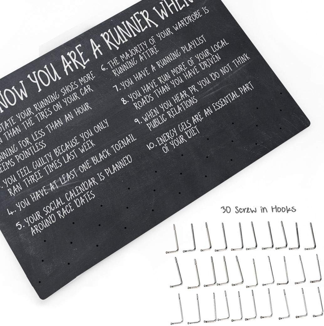 Gone For a Run Hooked on Medal Hanger | You Know You're a Runner When