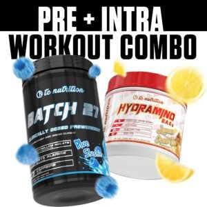 Batch 27 Pre Workout Powder - 8g Citrulline, 3.5g Beta Alanine, 2.5g Betaine, 32...