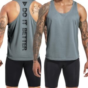 Boyzn Men's 1, 3 or 5 Pack Y-Back Workout Tank Tops, Athletic Muscle Gym Tank To...